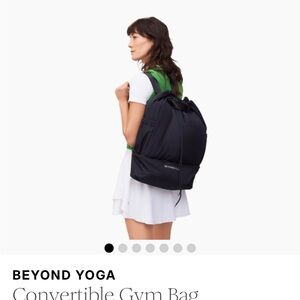 NWT Beyond Yoga Black Convertible Backpack